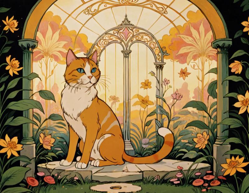 00678-caroselloxlOldFlat_10-art of a beautiful cat an art nouveau.png